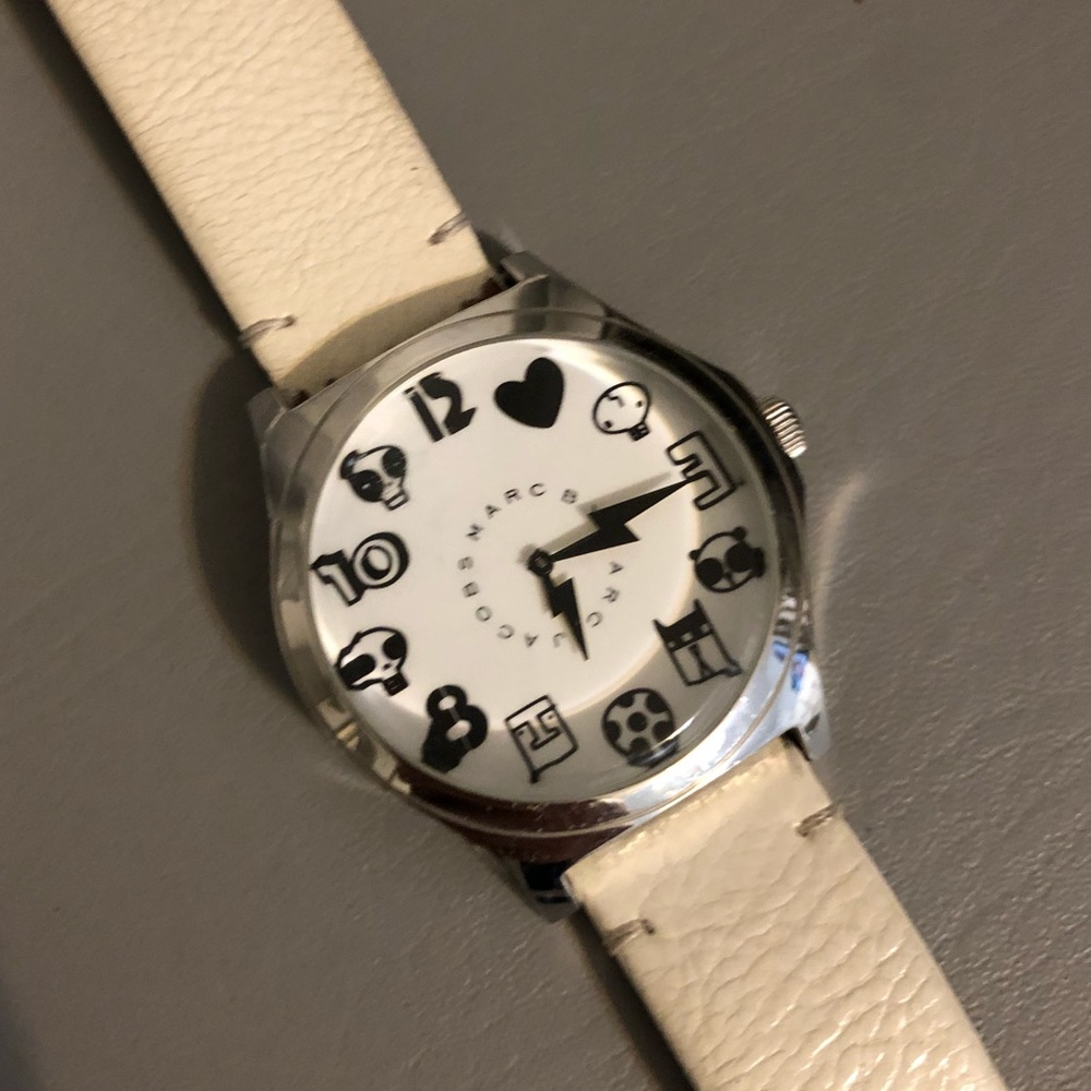 Marc Jacobs White Leather Watch